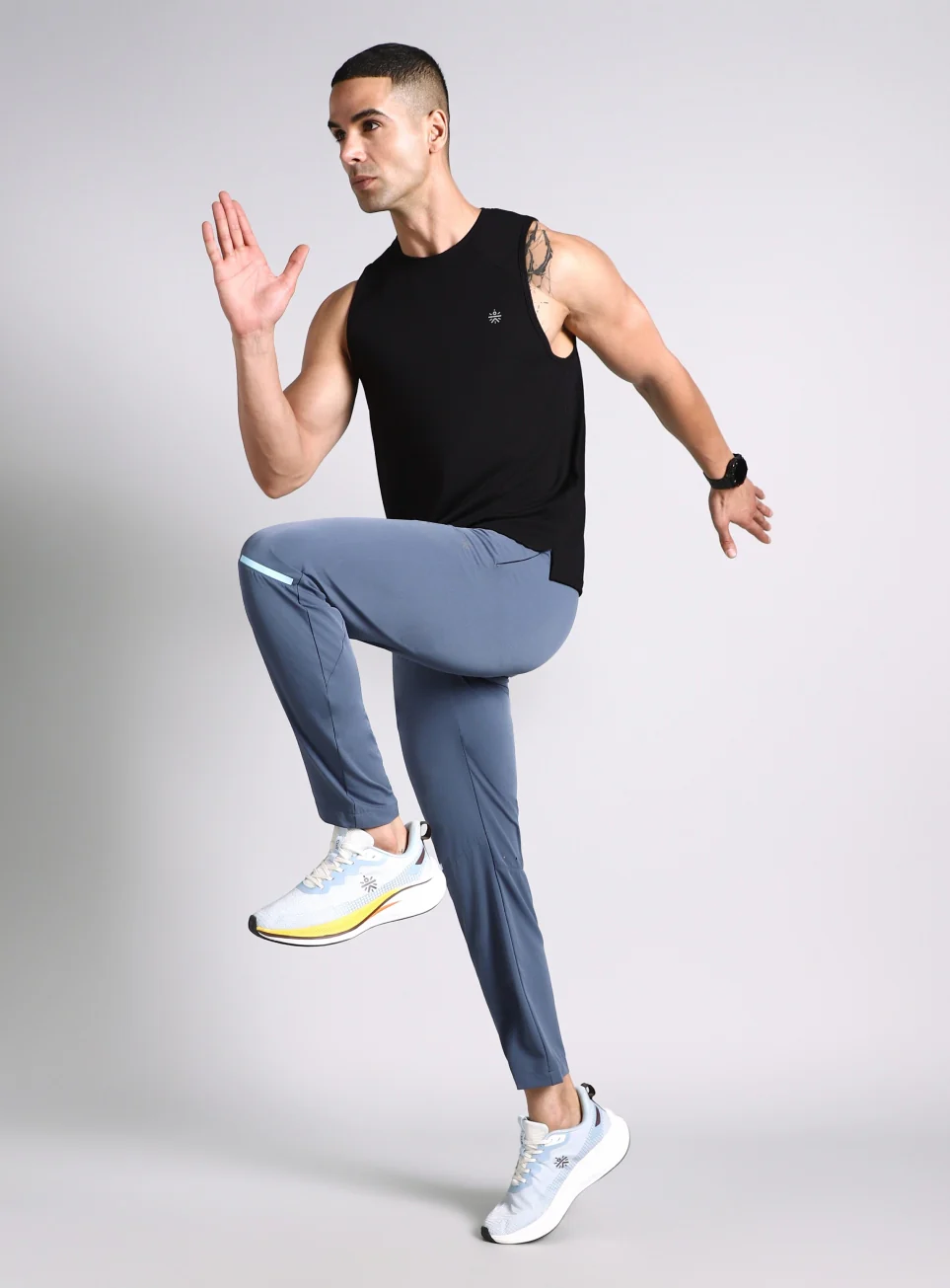Men's Black Everyday Runner's Tank - Image 2