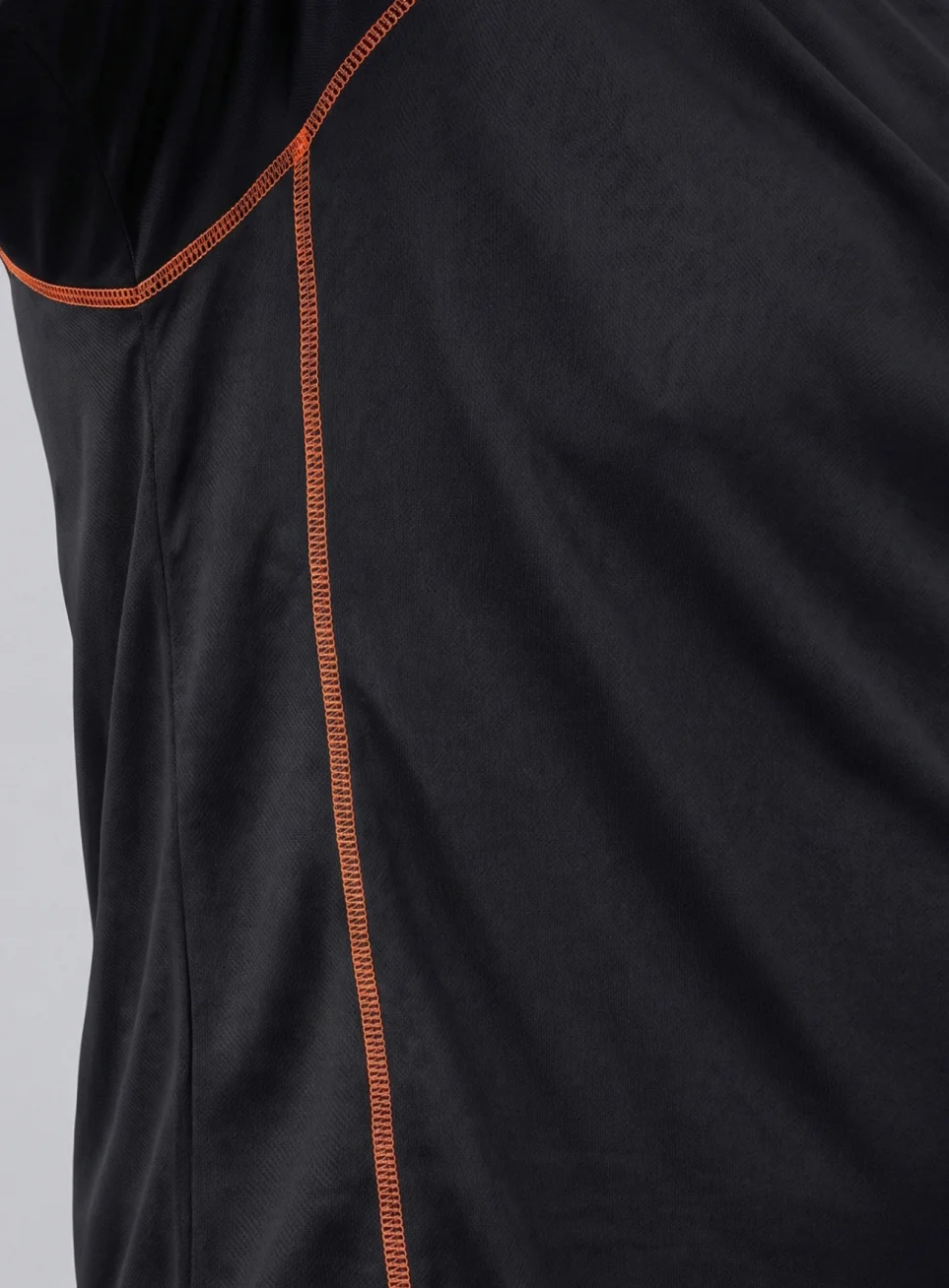 Men's Black Everyday Workout Train Plus Size T-shirt - Image 8