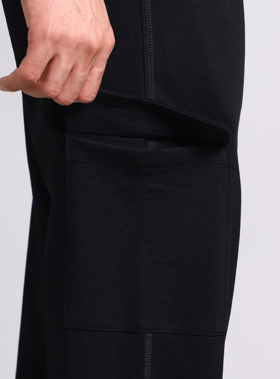 Men's Black Play In-Out Trackpants - Image 8