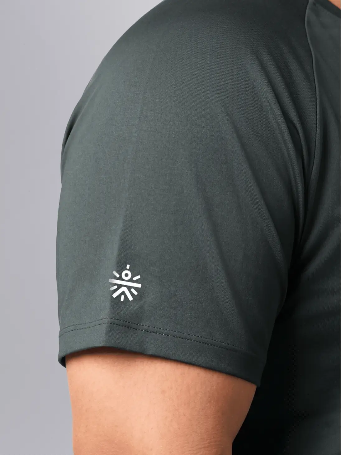 Men's Black Plus Size Pro Run Athlete T-shirt - Image 7