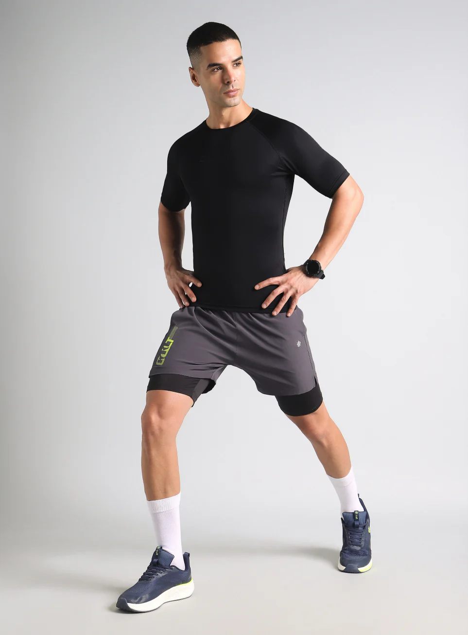 Men's Black Power Compression T-shirt - Image 2