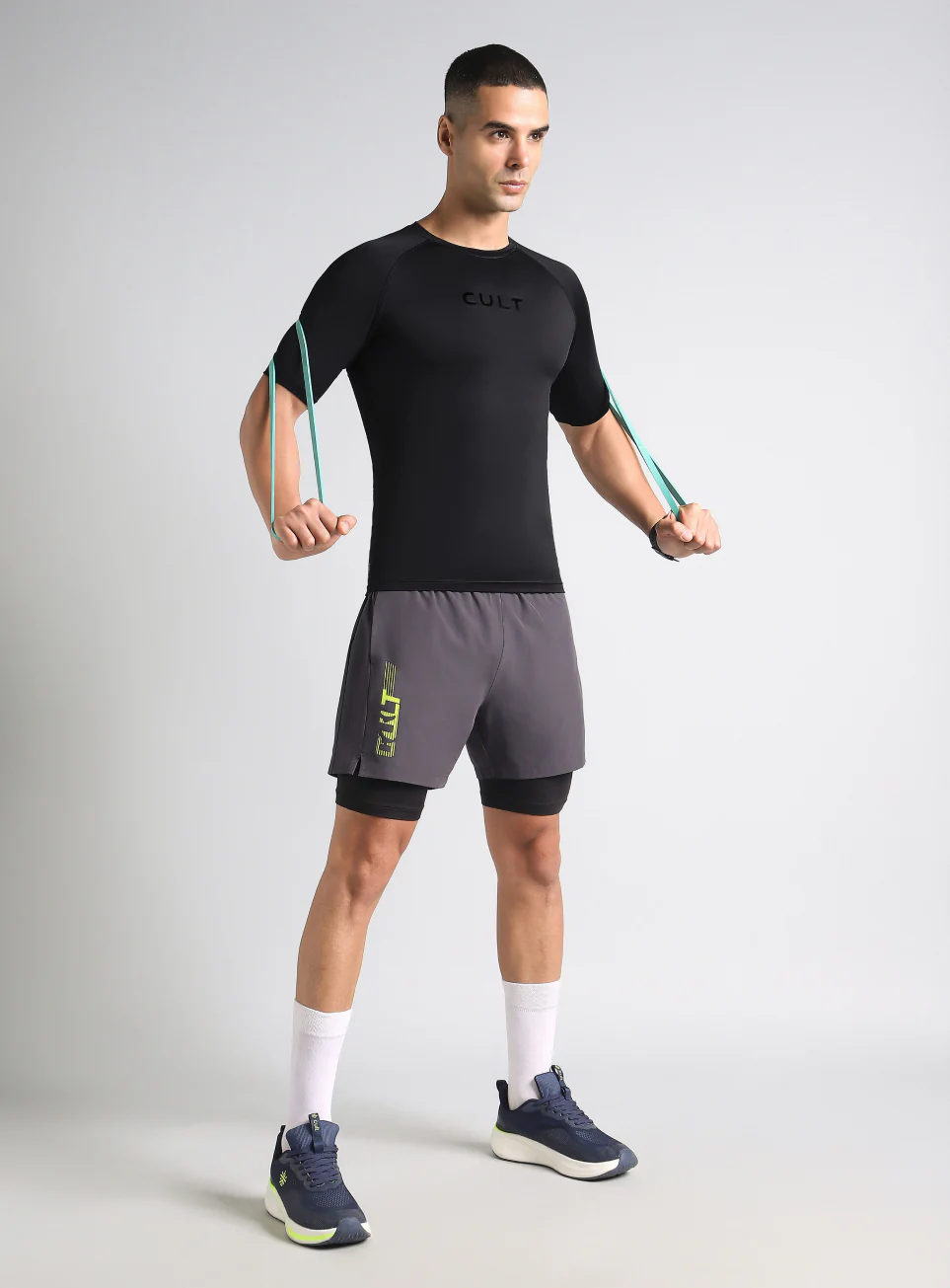 Men's Black Power Compression T-shirt - Image 3