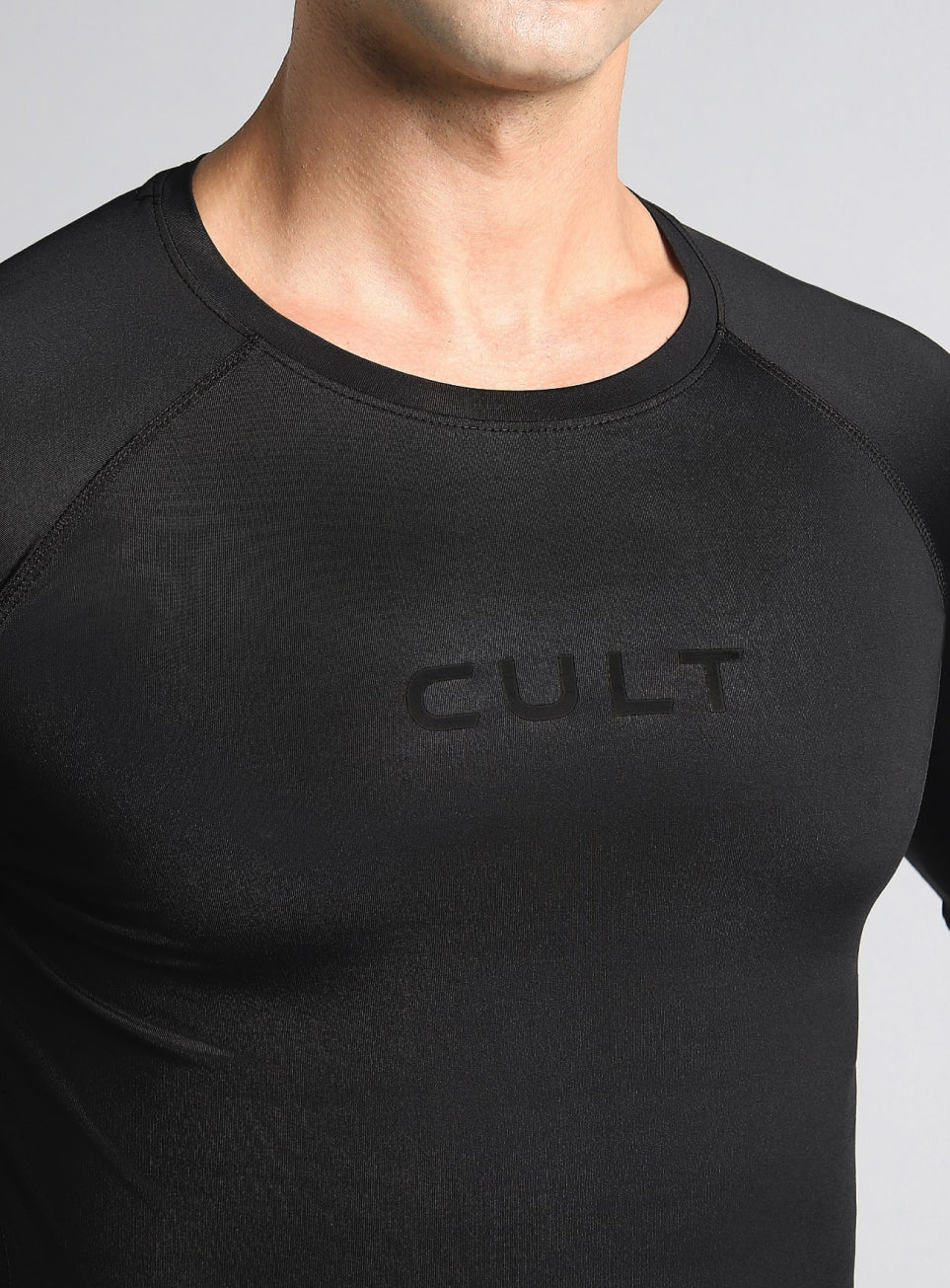 Men's Black Power Compression Full Sleeve T-shirt - Image 7