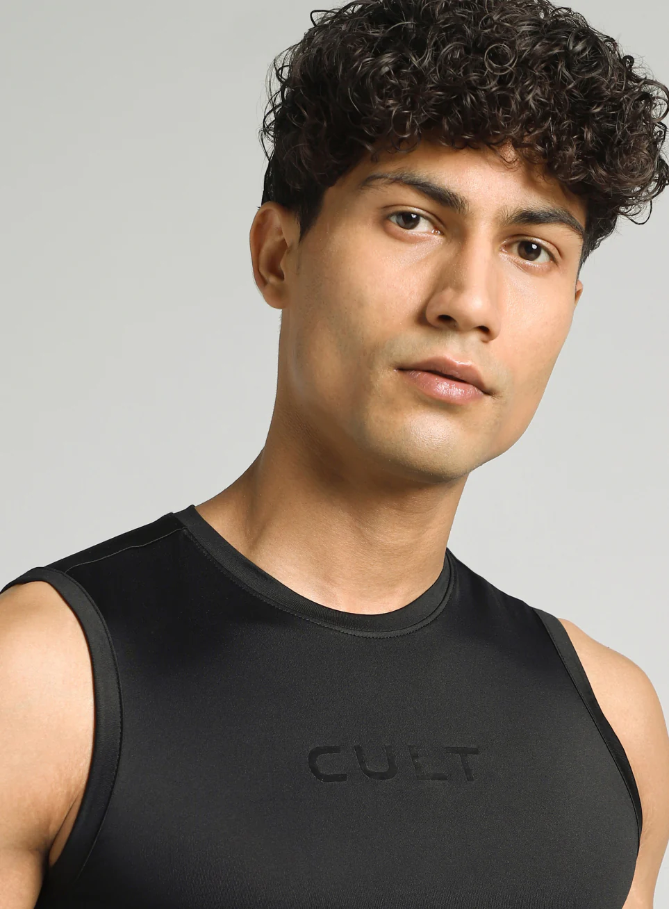 Men's Black Power Lifter Compression Tank - Image 7