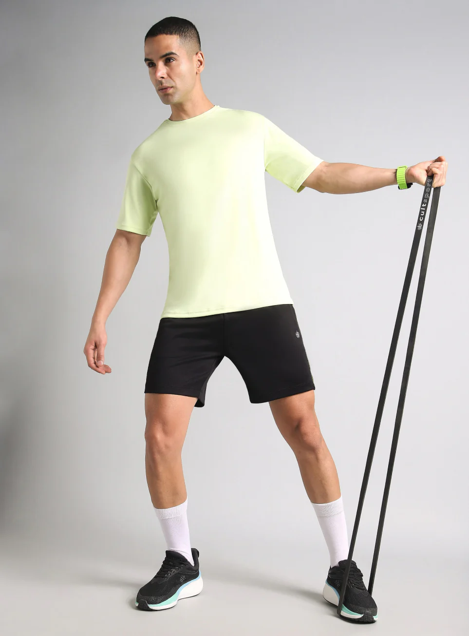 Men's Black Power Move Training Shorts - Image 3