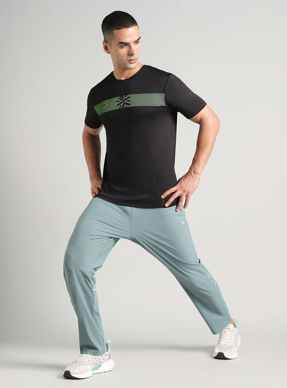 Men's Black Power Move Training T-shirt - Image 3