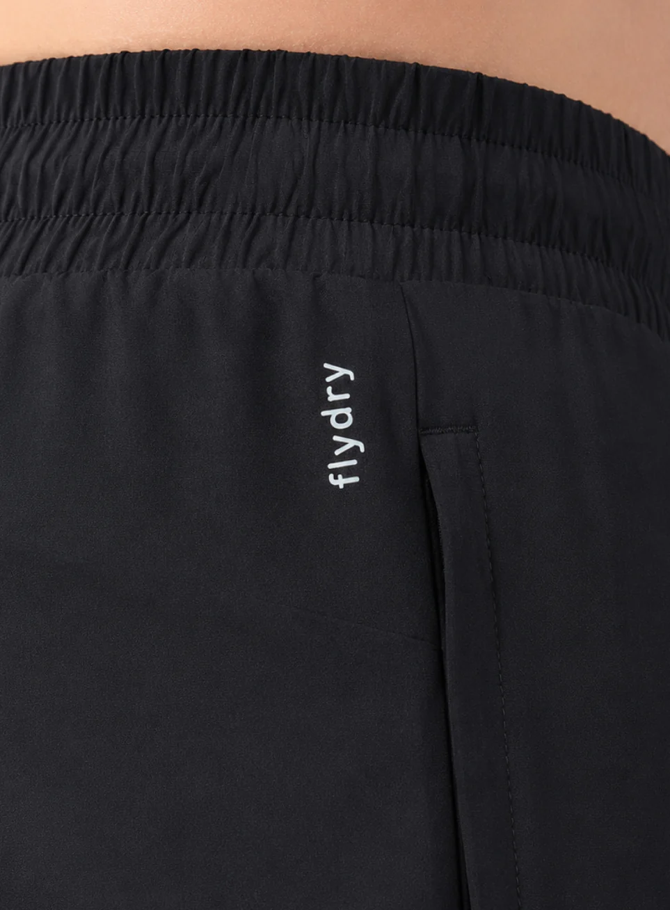 Men's Black Power Pop Plus Size Straight Fit Trackpants - Image 9