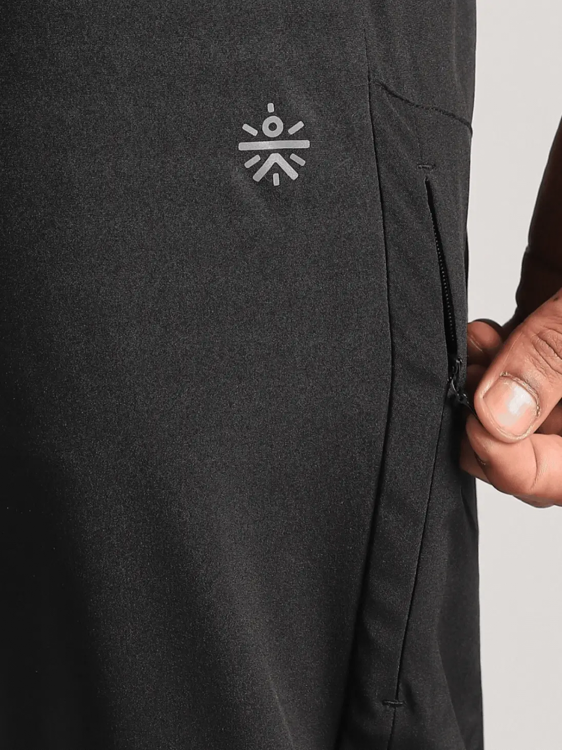 Men's Black Pro Movement Runner's Plus Size Trackpants - Image 7