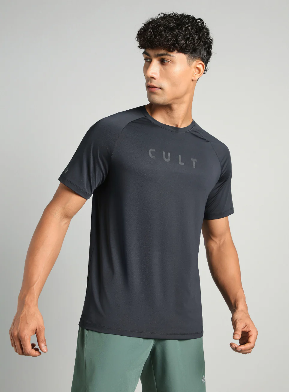 Men's Black Pro Run Athlete T-shirt