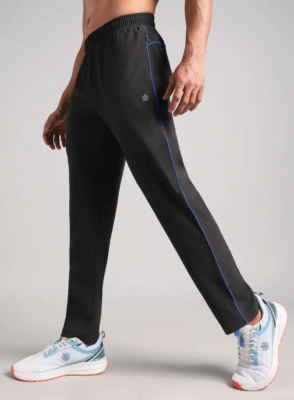 Men's Black Run Elevate Trackpants