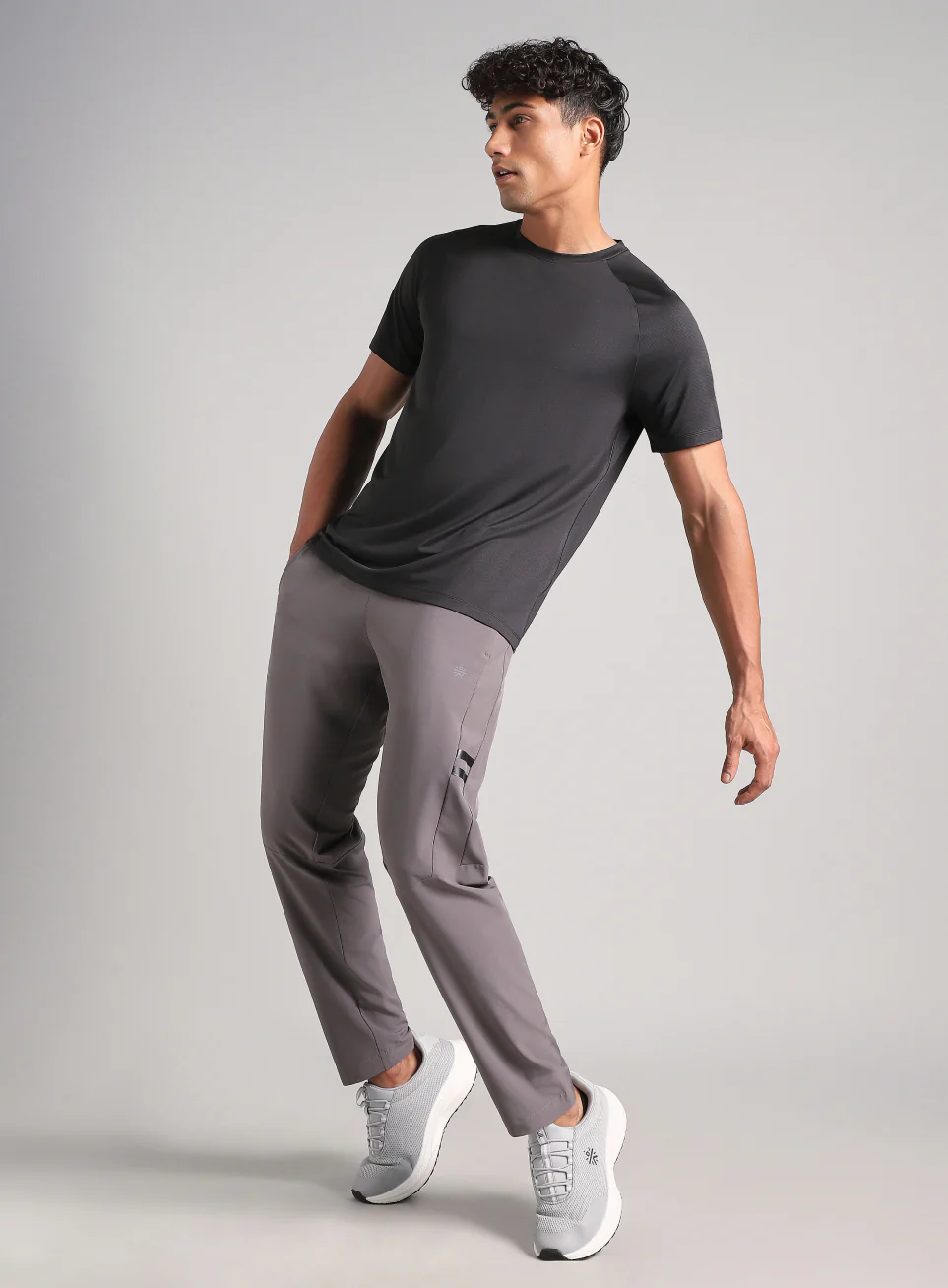 Men's Black Run Forward T-Shirt - Image 2