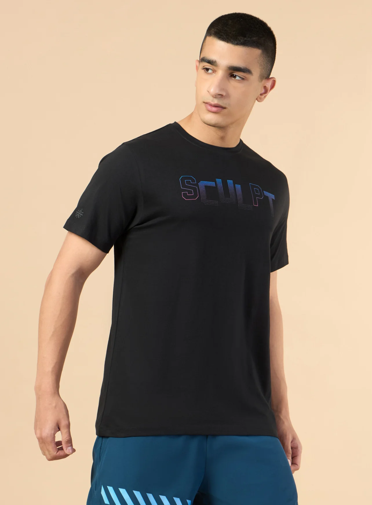 Men's Black Sculpt Graphic T-shirt - Image 2