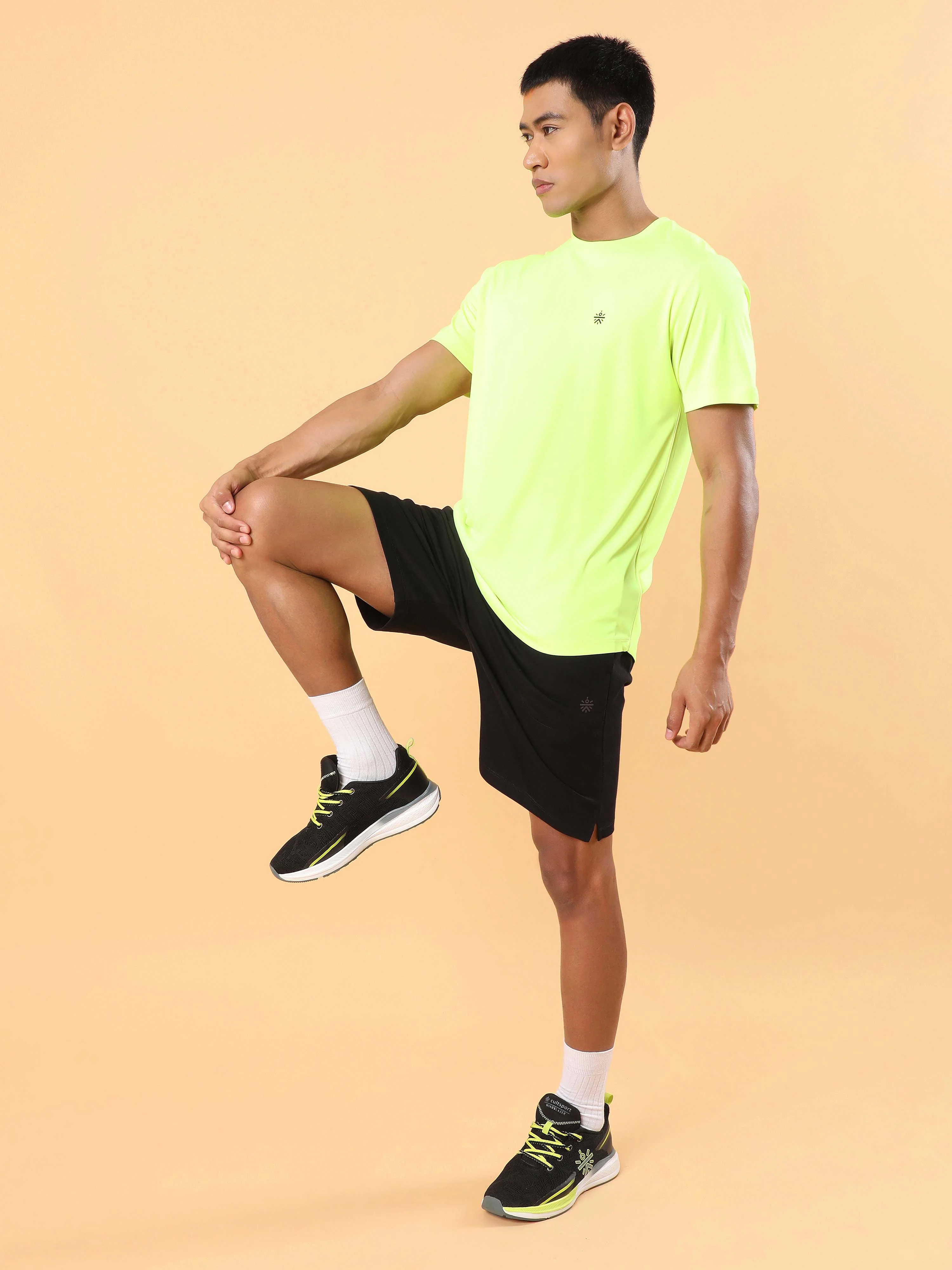 Men's Black Training Sculpted Shorts - Image 2