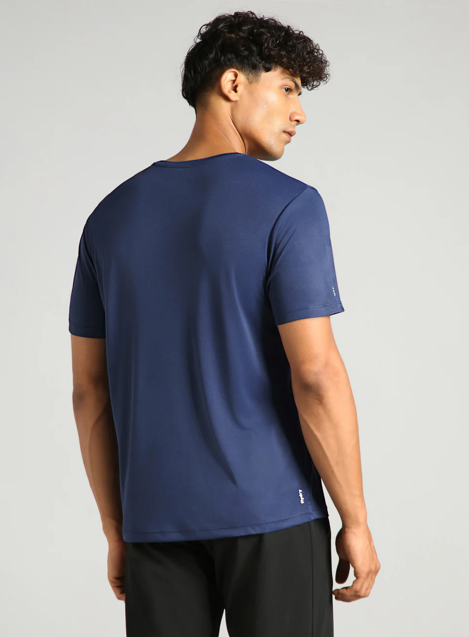 Men's Navy Warm Up Training T-shirt - Image 6