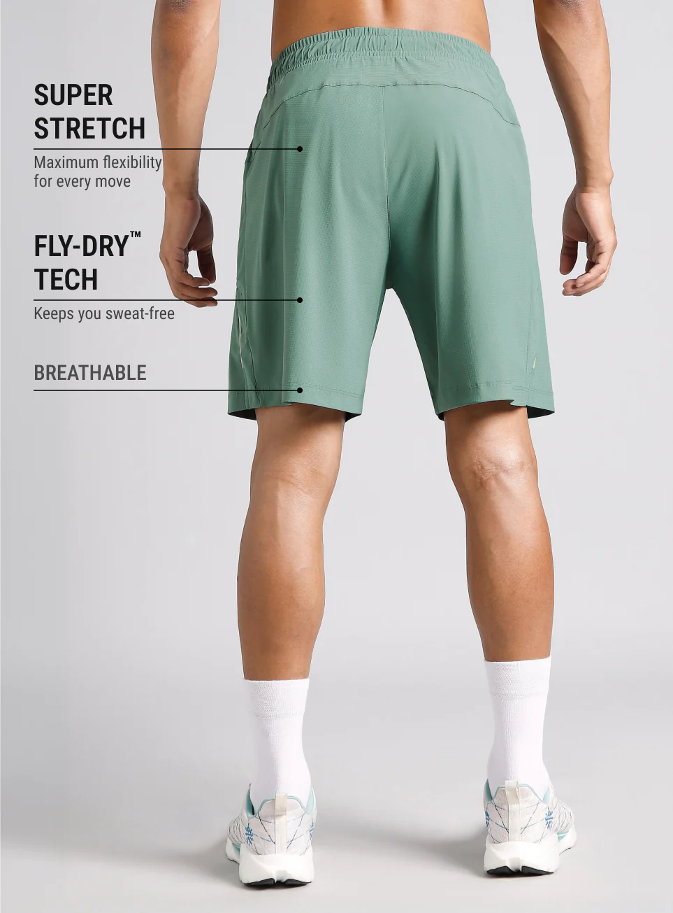 Men's Blue Air Flex Training Shorts - Image 6
