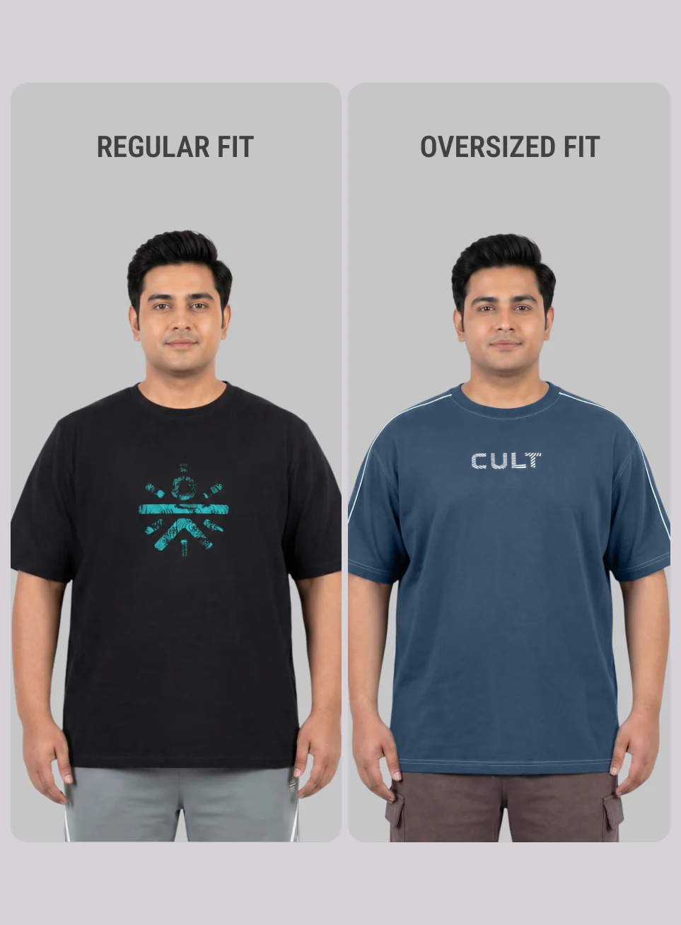 Men's Blue Cult Brand Carrier Plus Size Oversized Fit T-shirt - Image 11