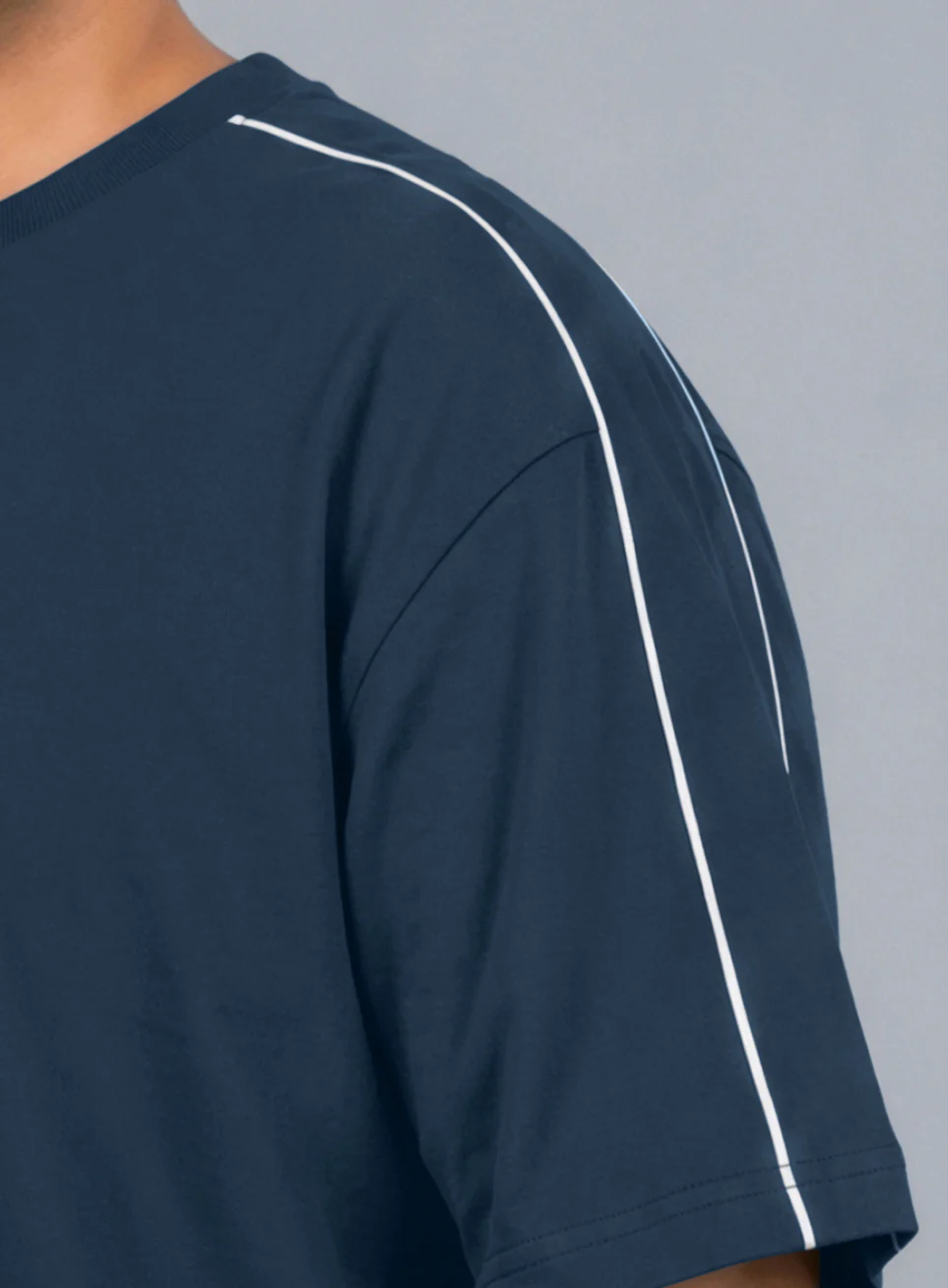 Men's Blue Cult Brand Carrier Plus Size Oversized Fit T-shirt - Image 8