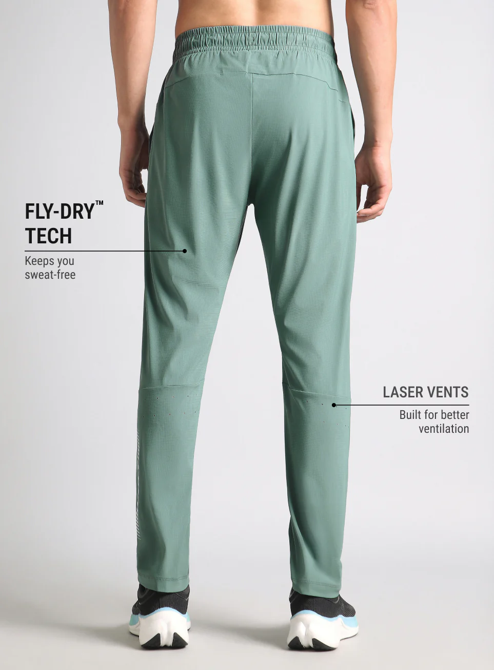 Men's Blue Cult Performance Training Trackpants - Image 6