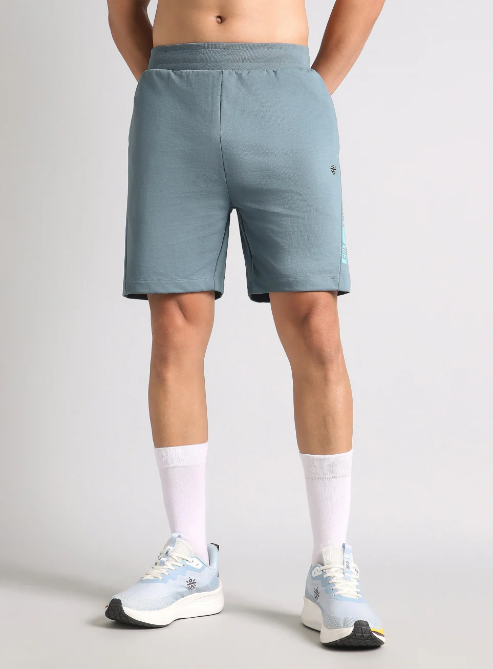 Men's Blue Cult Power-Up Training Shorts - Image 4