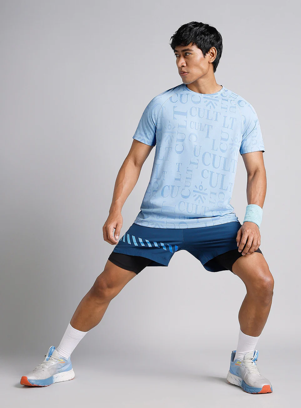 Men's Blue CULT ZERO Run Tee - Image 2