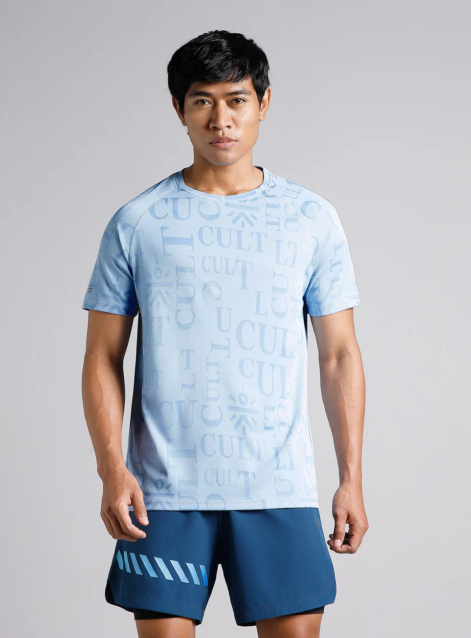 Men's Blue CULT ZERO Run Tee - Image 4