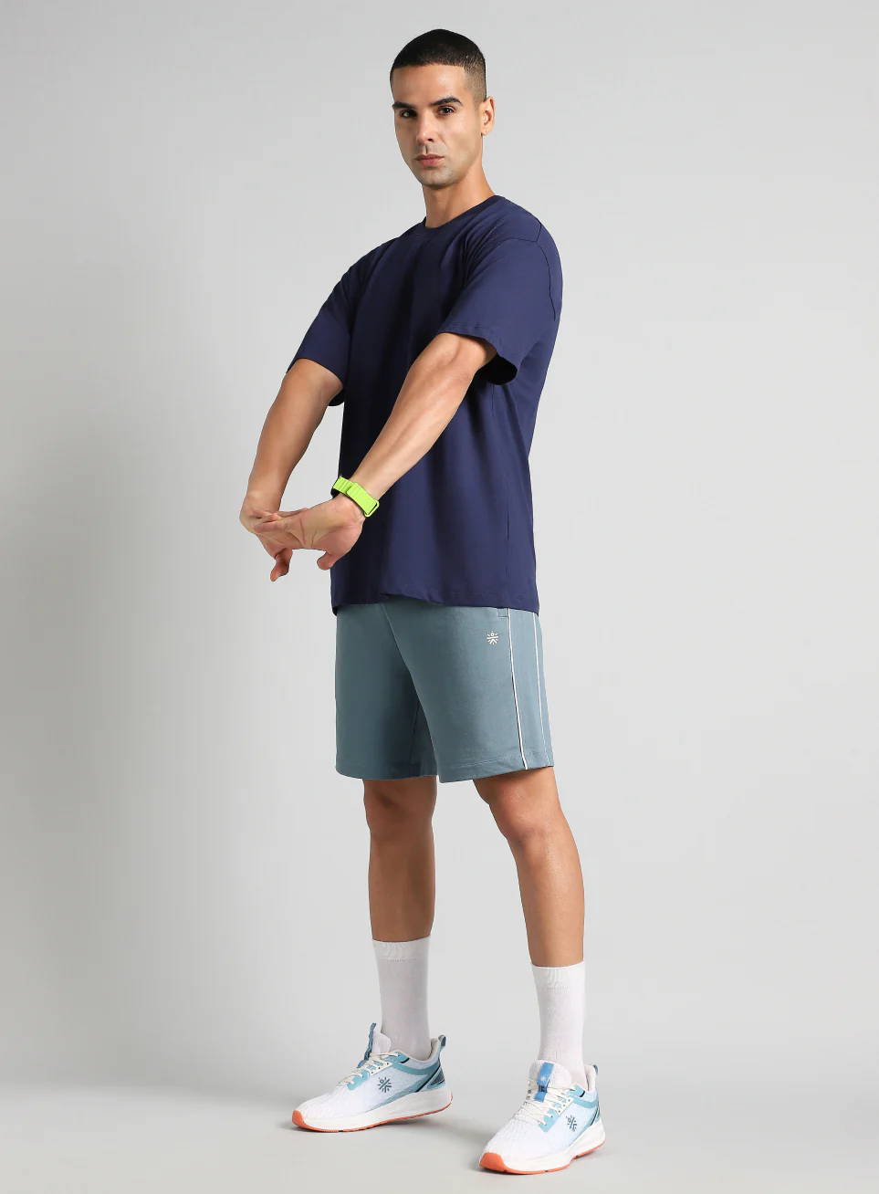 Men's Blue Edge Line Training Shorts - Image 2