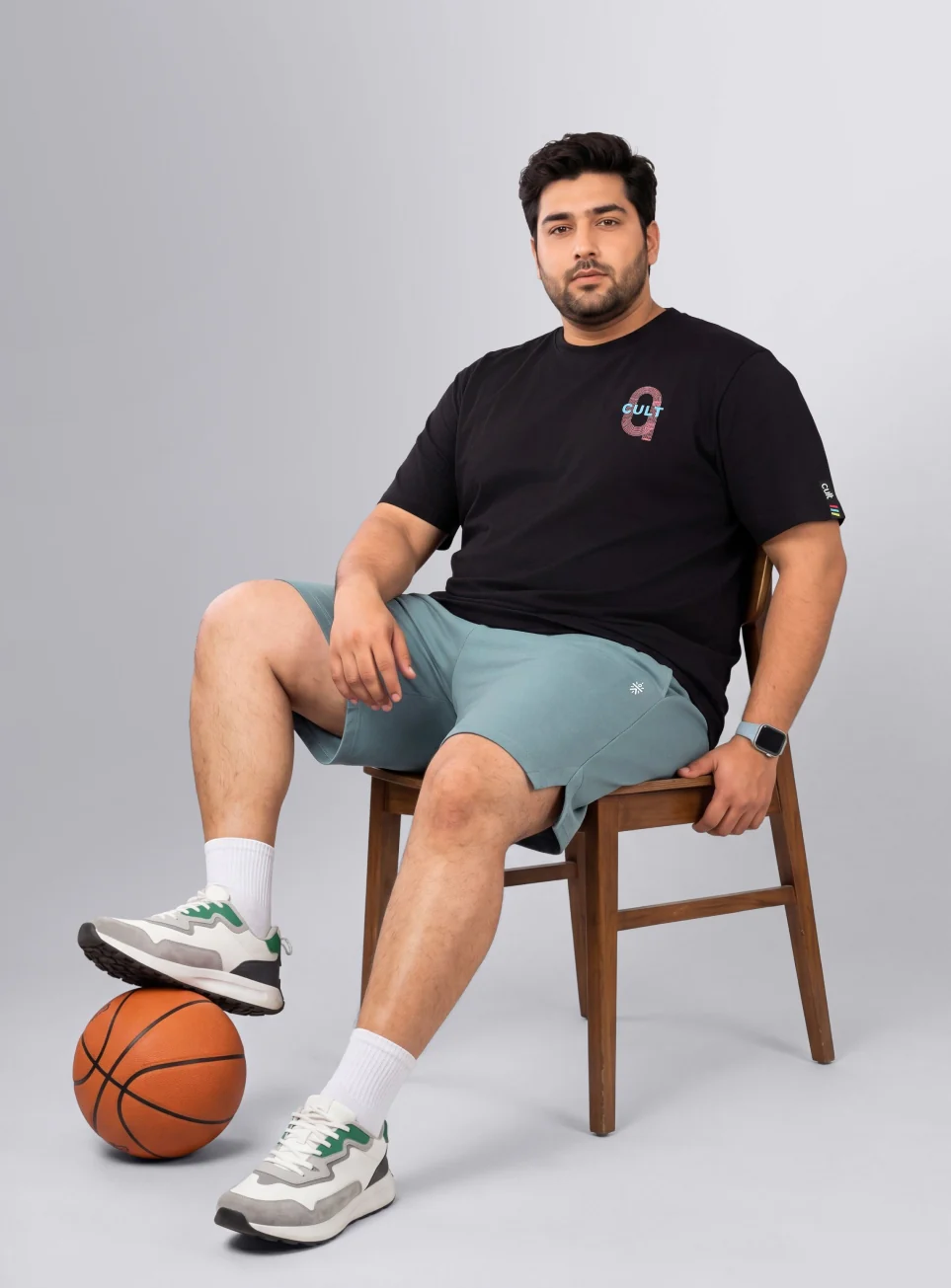 Men's Blue Move All Day Plus Size Shorts - Image 3