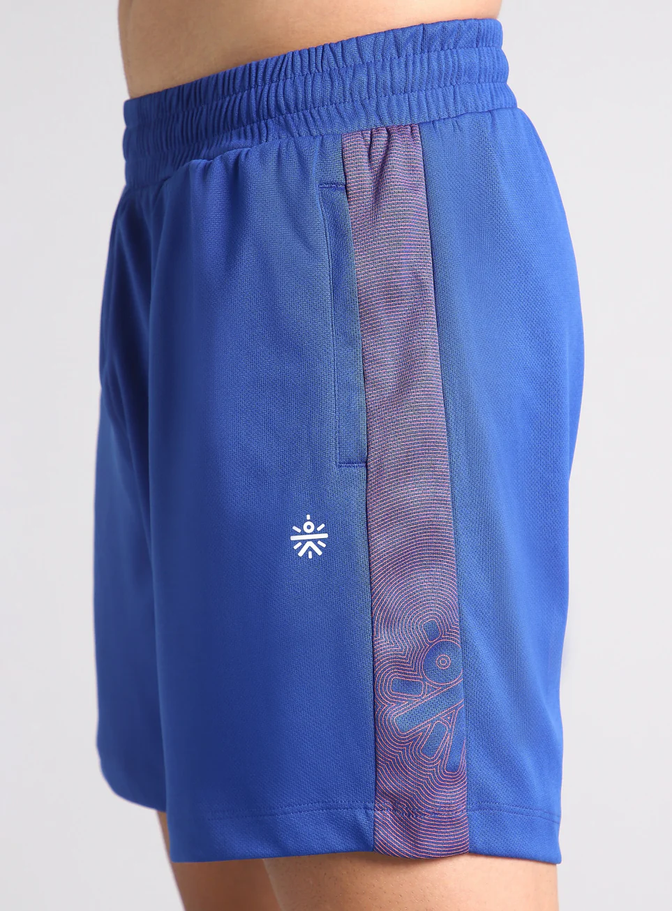 Men's Blue Power Move Training Shorts - Image 8