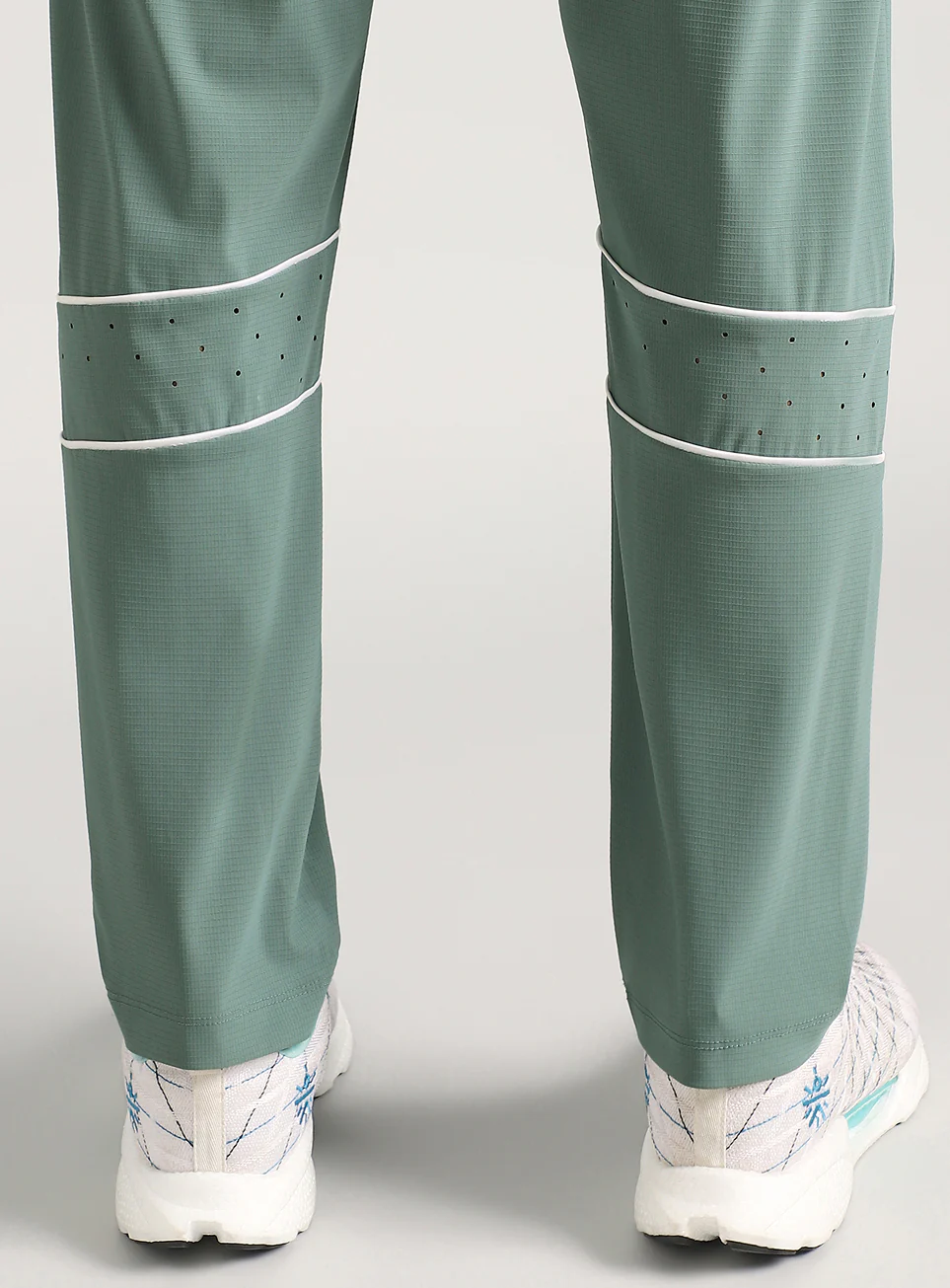 Men's Blue Self Stripe Tech Training Trackpants - Image 10