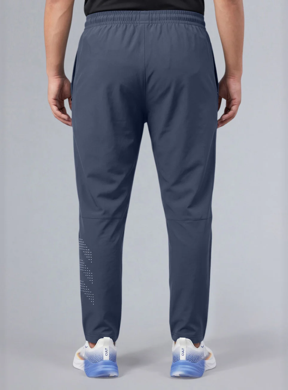 Men's Blue Ultimate Running Plus Size Trackpants - Image 6