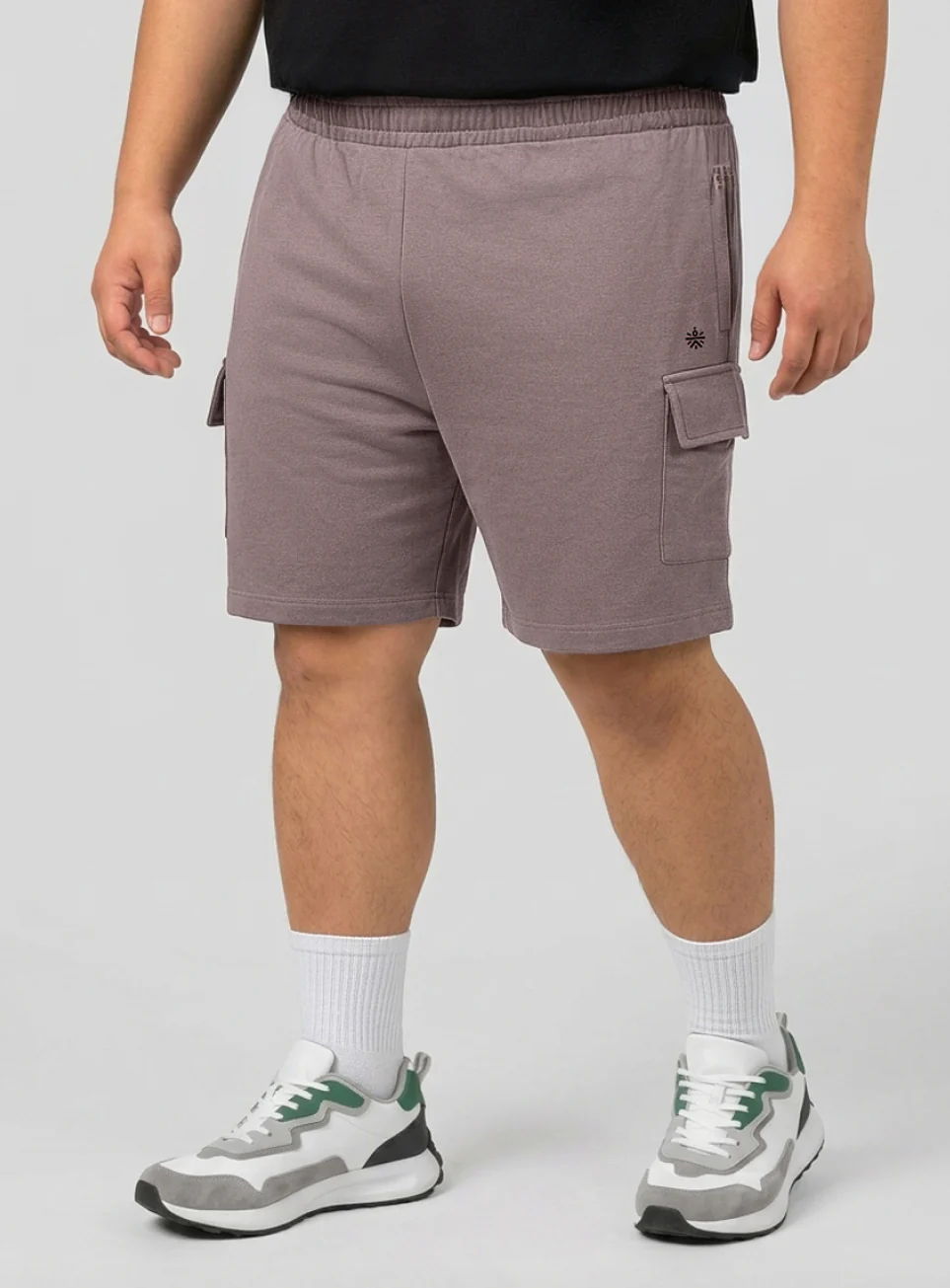 Men's Brown Move All Day Plus Size Cargo Shorts