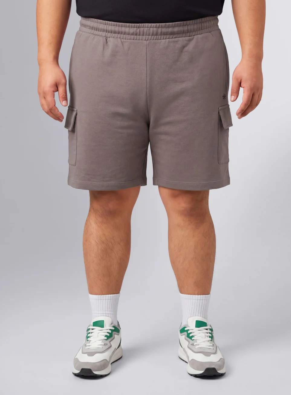 Men's Brown Move All Day Plus Size Cargo Shorts - Image 4
