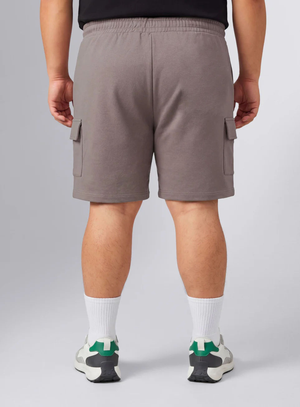 Men's Brown Move All Day Plus Size Cargo Shorts - Image 6