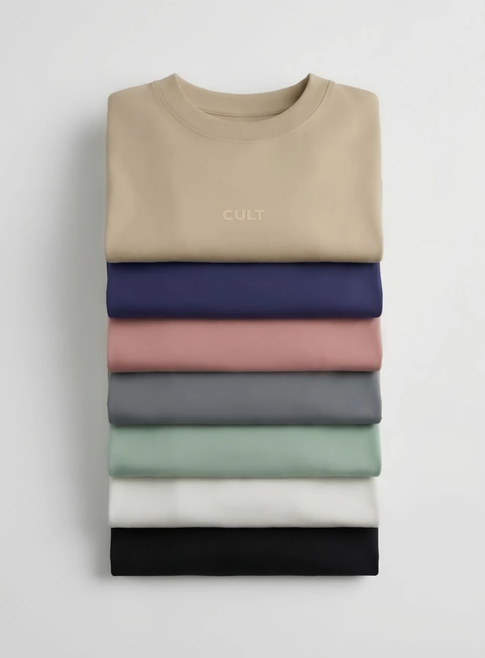 Men's Brown Soft Form Oversized T-shirt - Image 9
