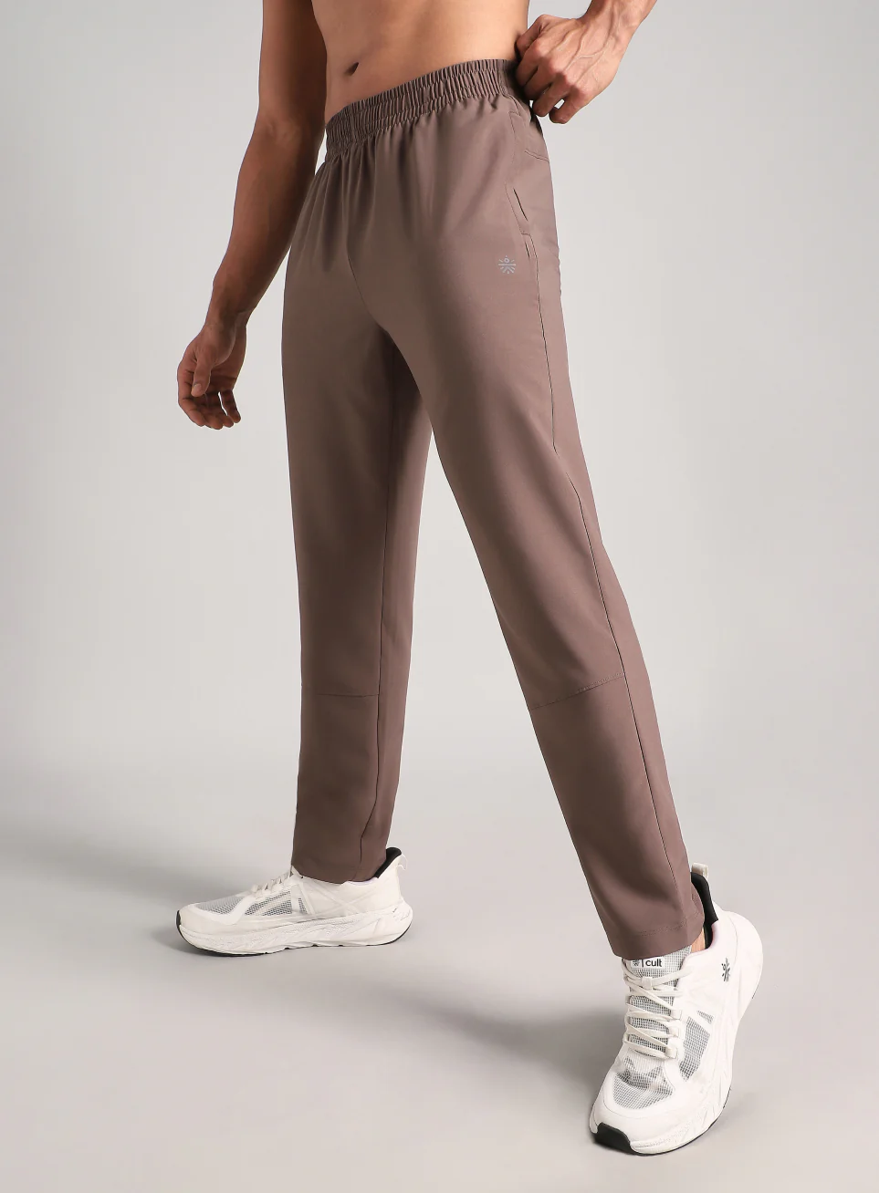Men's Brown Swift Run Trackpants