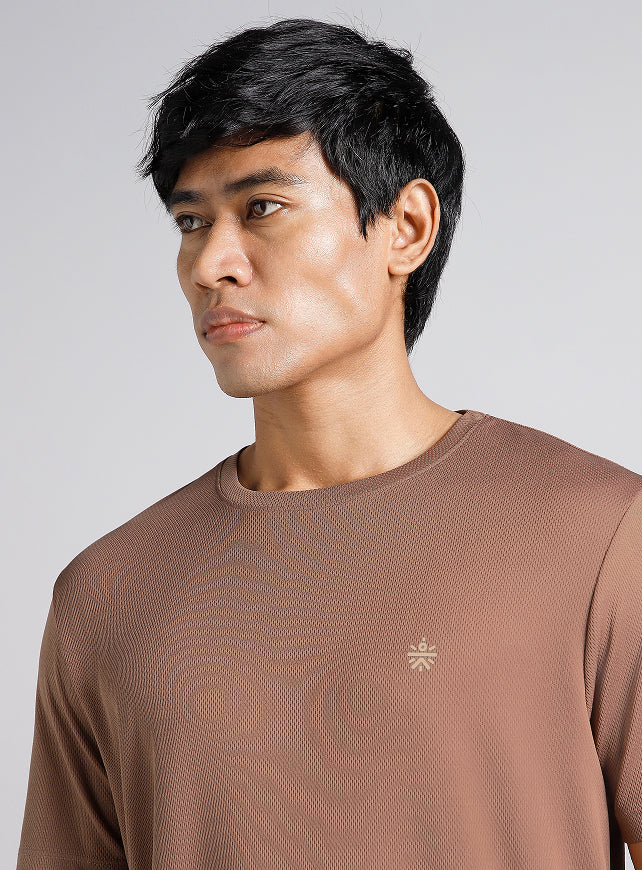 Men's Brown Train All FLY-DRY™ T-Shirt - Image 7