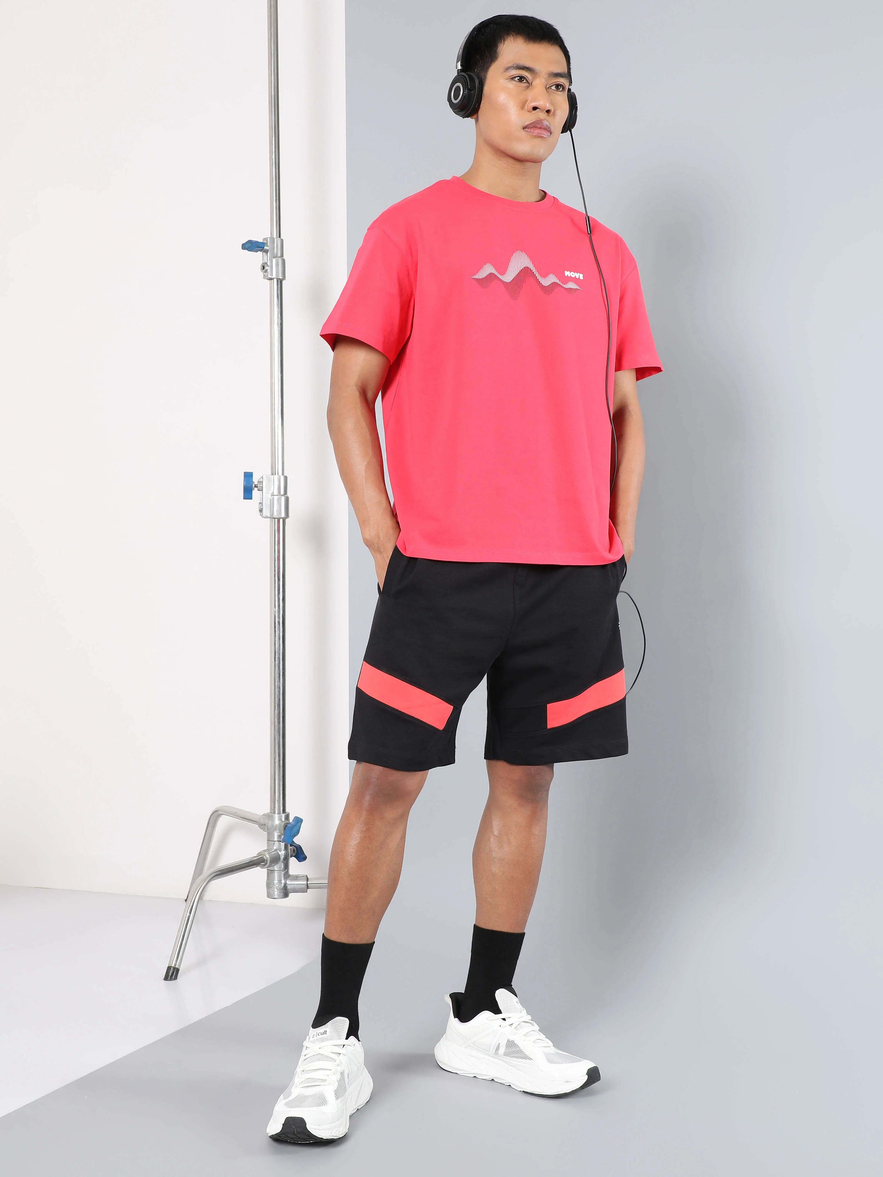 Men's Coral Move to the Beat Relaxed fit T-shirt - Image 2