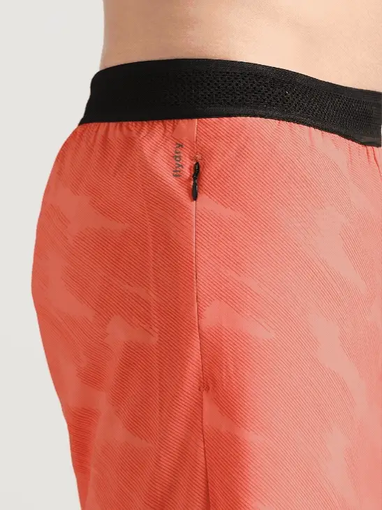Men's Coral Urban Camo Shorts with Inbuilt Tights - Image 9