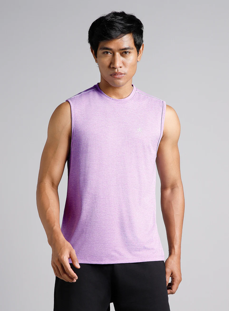 Men's Core COMFORtech Purple Muscle Tank - Image 4
