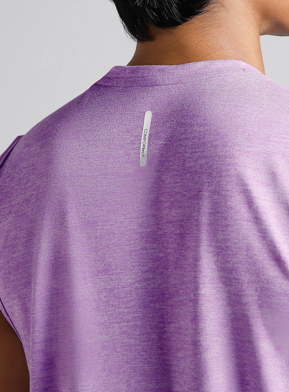 Men's Core COMFORtech Purple Muscle Tank - Image 8