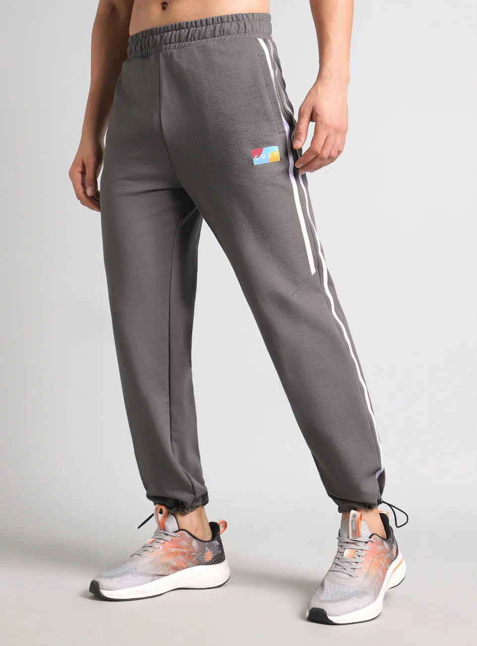 Men's Dark Grey Cult Sporty Move Trackpants