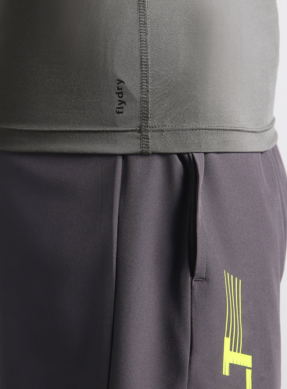 Men's Dark Grey Power Compression T-shirt - Image 8