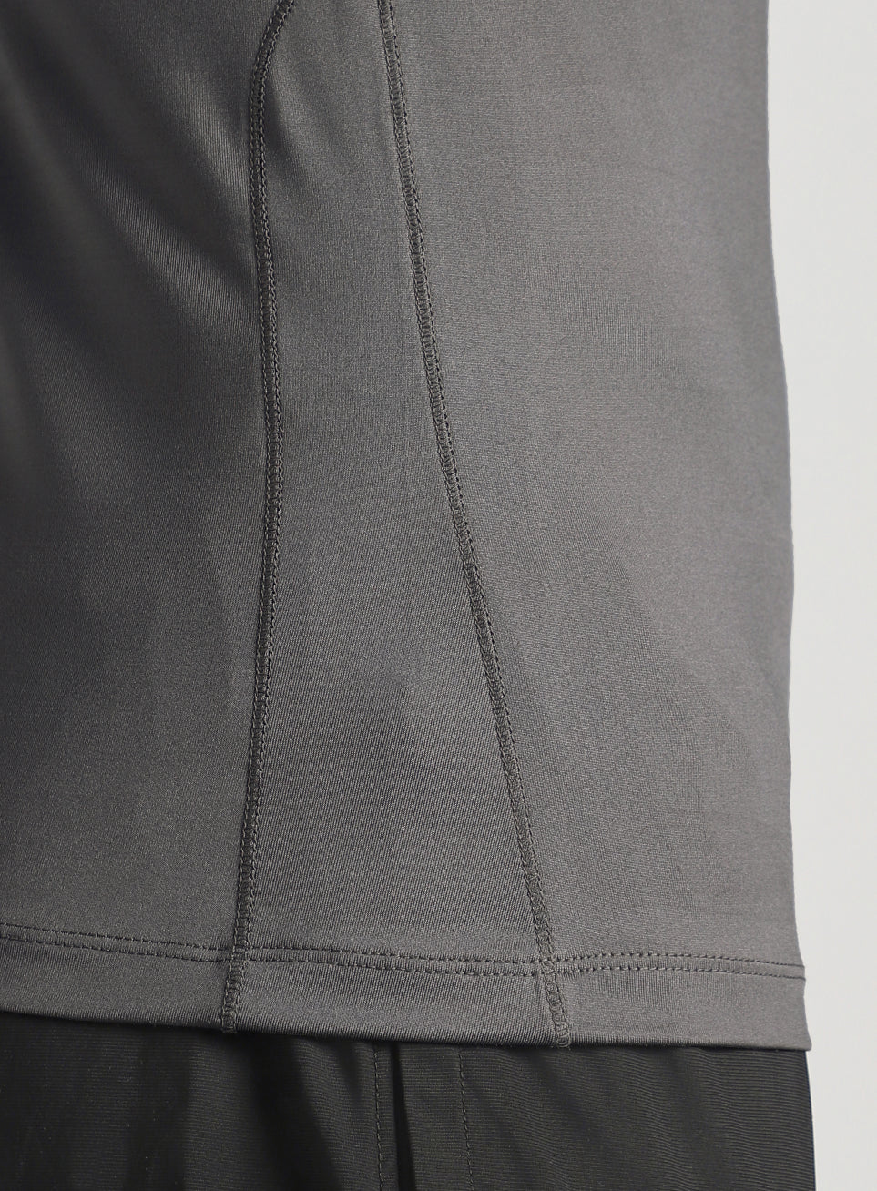 Men's Dark Grey Power Lifter Compression Tank - Image 8
