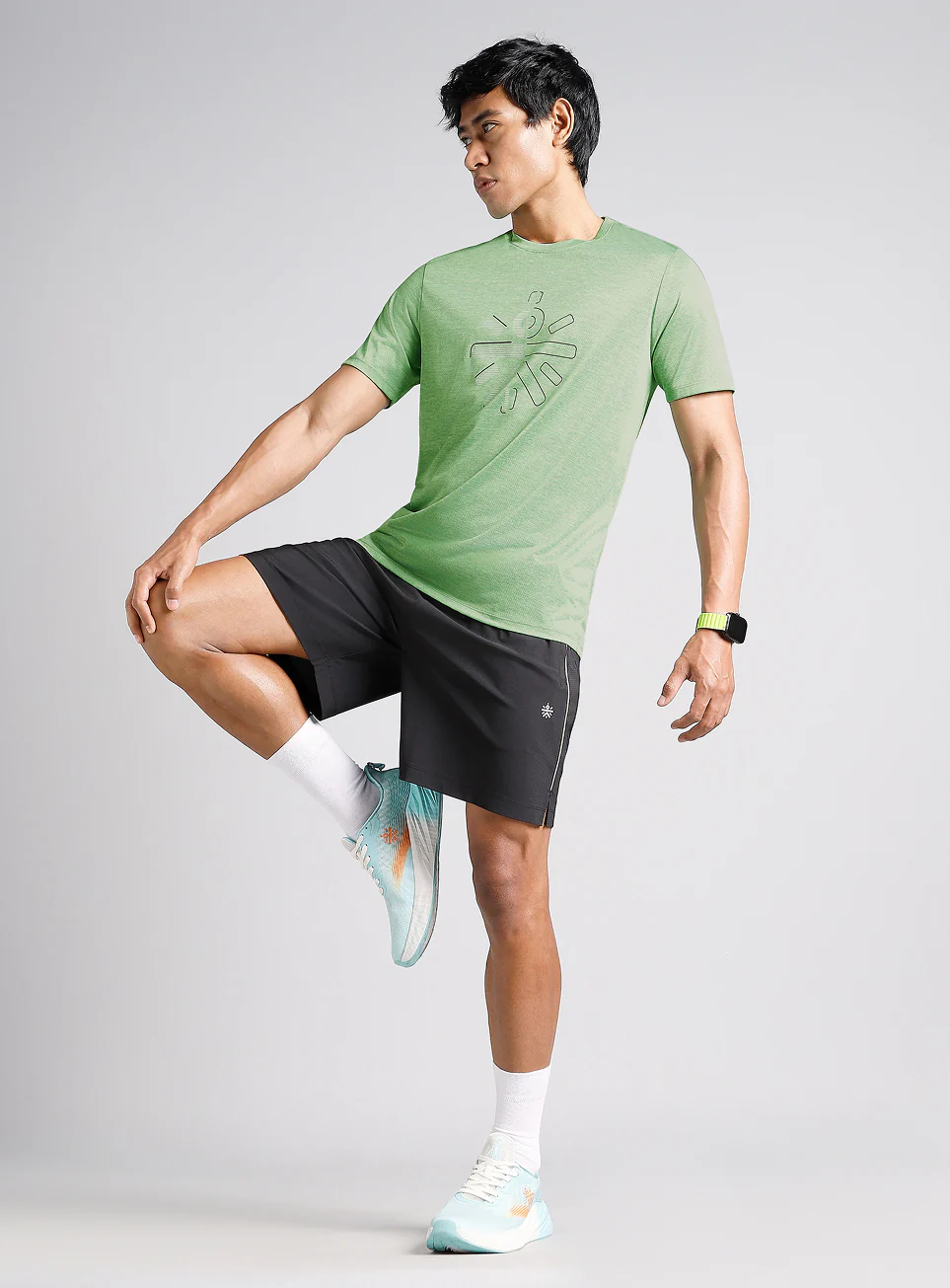 Men's Green Training Essential T-shirt - Image 2