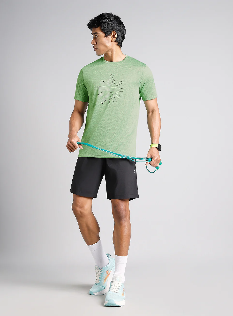 Men's Green Training Essential T-shirt - Image 3