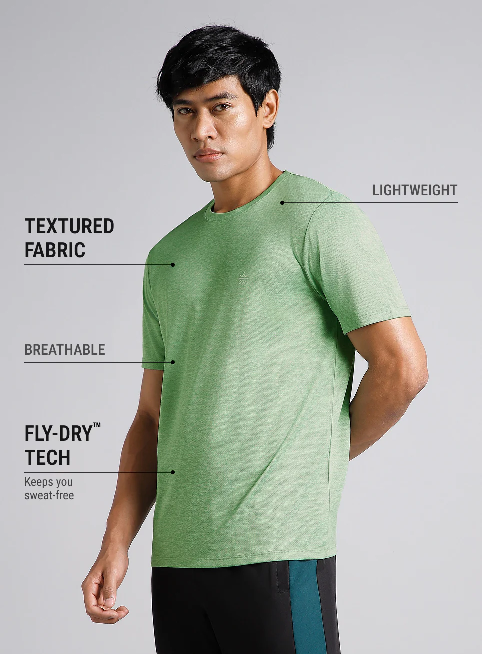 Men's Green Ultimate Training T-shirt - Image 5