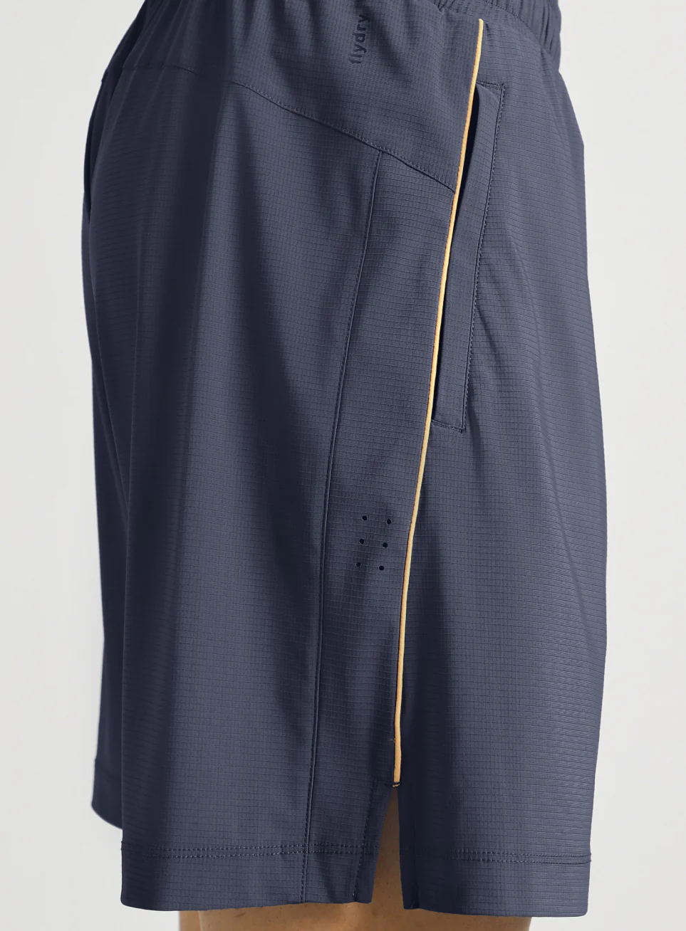Men's Grey Air Flex Training Plus Size Shorts - Image 8
