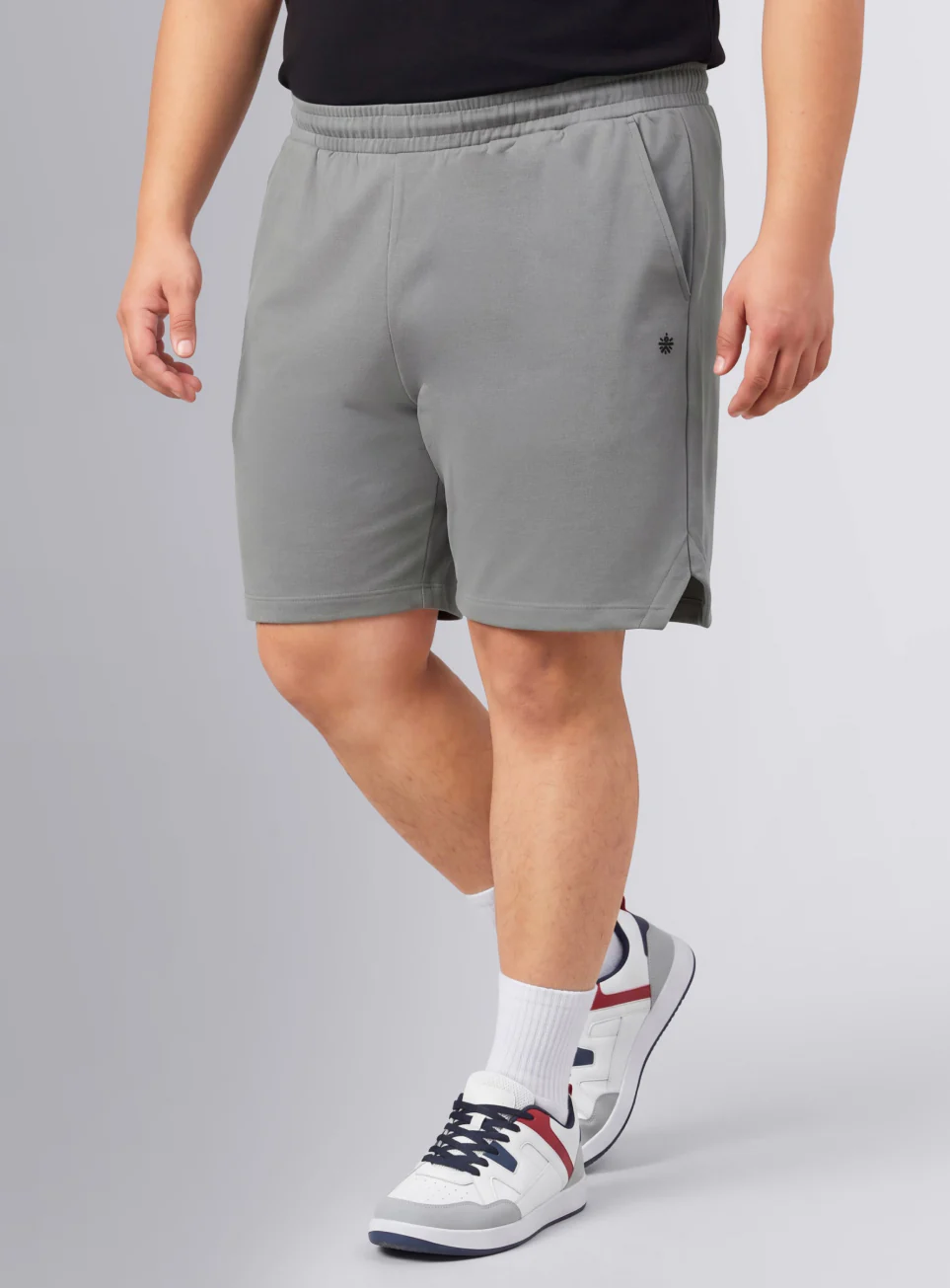 Men's Grey Move All Day Plus Size Shorts