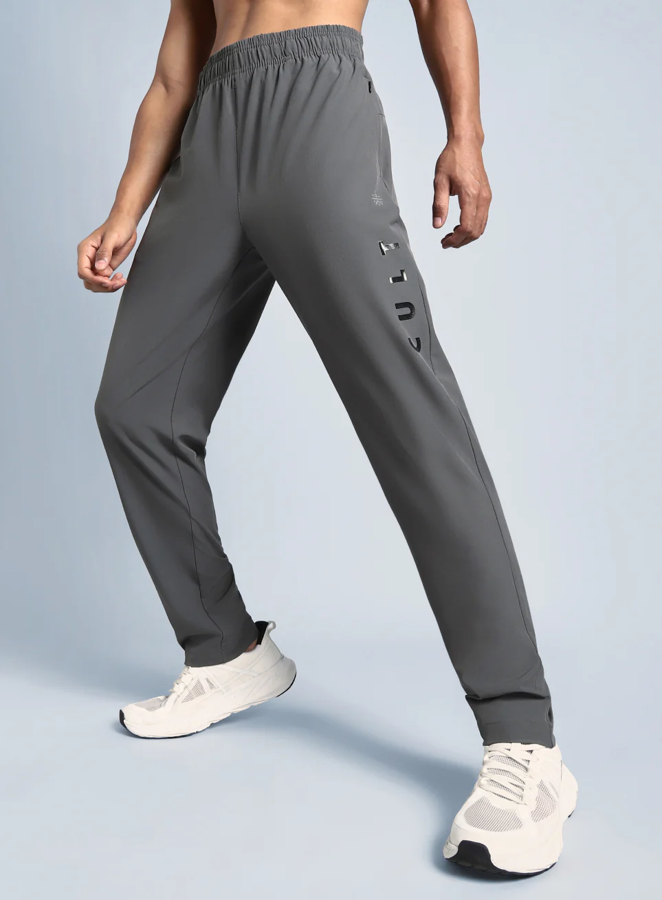 Men's D.Grey Pace Up Running Trackpants