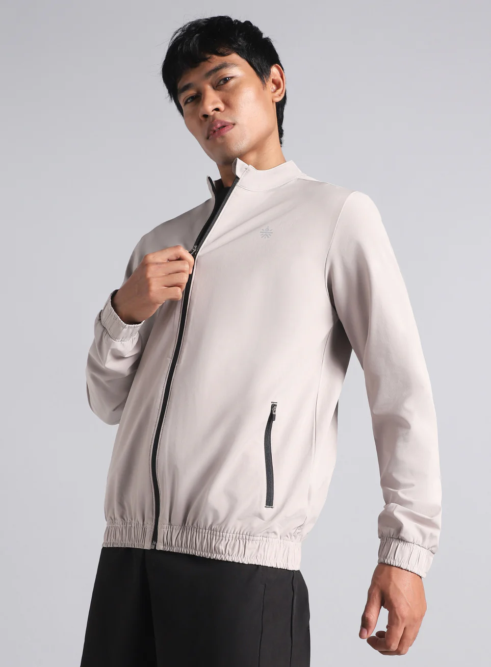 Men's Grey Run Impact Lightweight Jacket